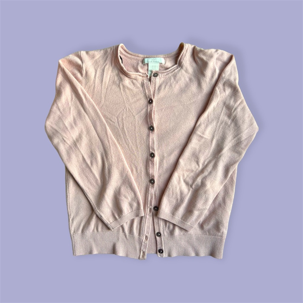 BLUSH PINK CARDIGAN (XS)